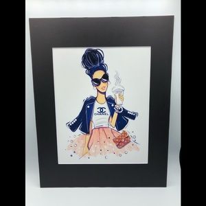 City Fashion Art Print 11x14in